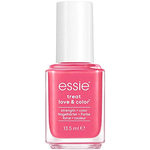 Essie Essie Pintauñas Tratamiento Y Color Treat Love & Color Para Uñas Resistentes Y Fuertes, Tono Rosa Punch It, 13.5 ml (Paquete de 1)