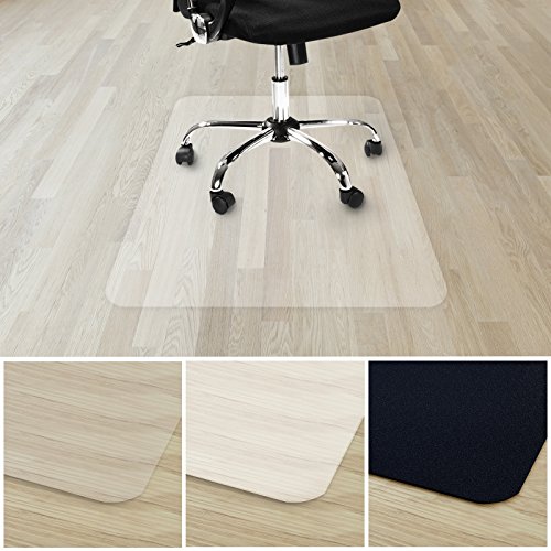 ETM Floortex – Estera de protección para el suelo | 100% Sin BPA & ftalatos – sin olor, silla de oficina Base para casa y oficina, muchos tamaños, transparente, 120 x 120 cm