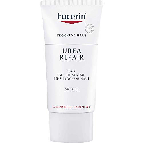 Eucerin Urea Repair - Crema facial de día para piel muy seca, 50 ml