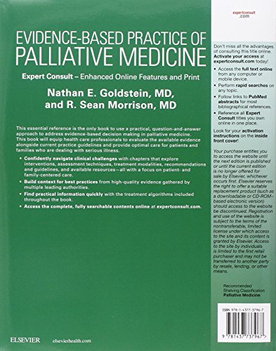 Evidence-Based Practice of Palliative Medicine: Expert Consult: Online and Print, 1e