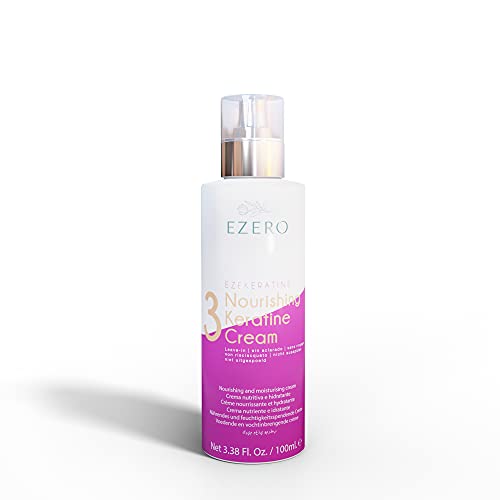 Ezero Serum Pelo con Keratina para Alisar El Cabello en Crema o para su Tratamiento Keratina Cabello o tratamiento hidratante cabello - Acondicionador sin Aclarado