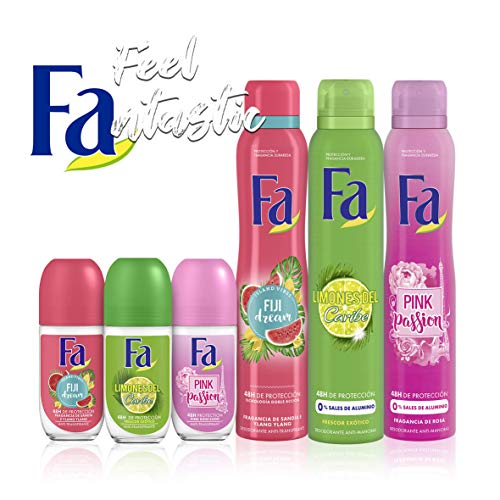 Fa - Desodorante Spray Pink Passion 48h de protección - 200 ml - Anti Manchas Blancas