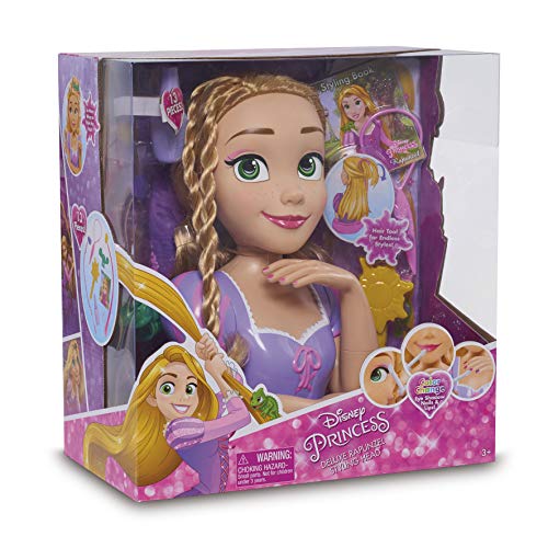 Famosa-DND03 Disney Princess Rapunzel Busto Deluxe, Multicolor (DND03000)