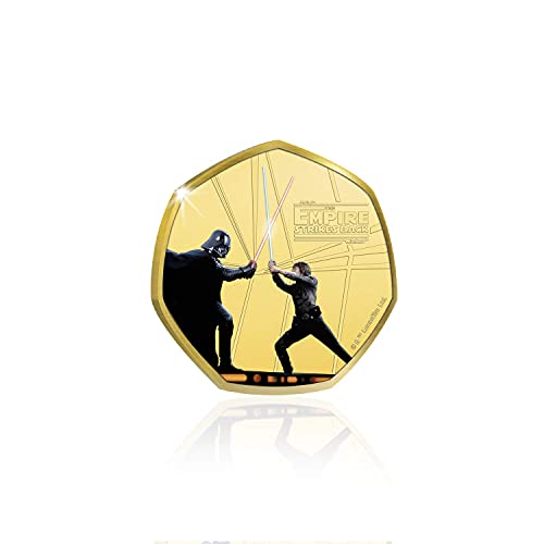 FANTASY CLUB Star Wars - Darth Vader y Luke Skywalker Duelo en la Ciudad de Las Nubes Gold-Silver Plated