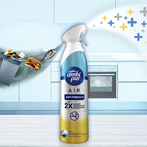 Febreze – Anti-Tabac Spray ambientador 300 ml – Lote de 3