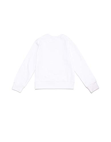 FELPA GIROC DSQUARED bambino bianco DQ0474-D00Z3 Bianco 14 anni