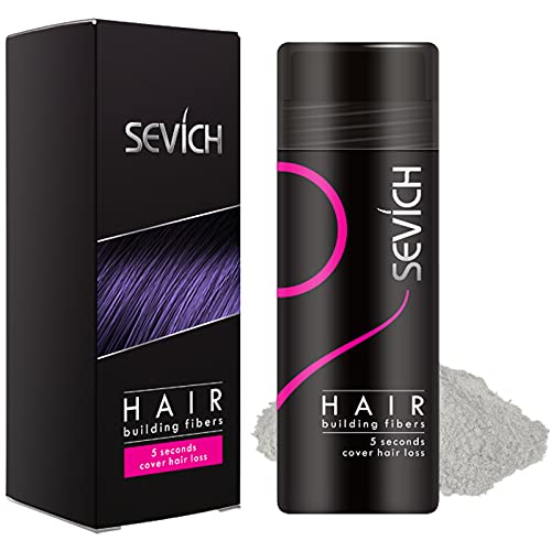 Fibras Capilares - Disimula la Falta de Pelo al Instante, Microfibras de Algodón en Polvo 100% Natural para Hombre y Mujer (Gris 25g)