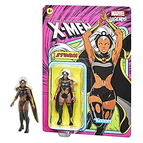 Figura de acción Coleccionable de Storm Retro 375 de 9,5 cm de Hasbro Marvel Legends Series