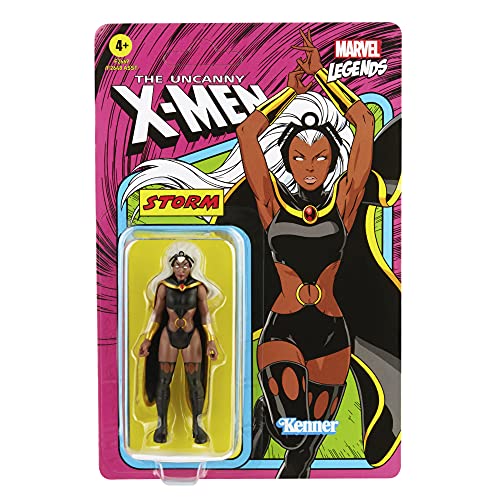 Figura de acción Coleccionable de Storm Retro 375 de 9,5 cm de Hasbro Marvel Legends Series