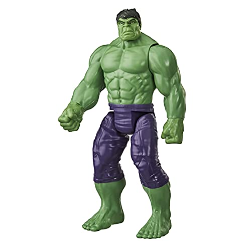 Figura de acción de lujo de Hulk de Marvel Avengers Titan Hero Series Blast Gear, juguete de 30 cm, para niños a partir de 4 años