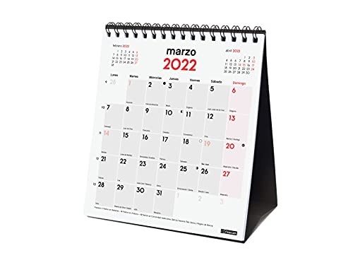 Finocam - Calendario 2022 XS - 140x150 mm Neutro de Sobremesa para Escribir Español