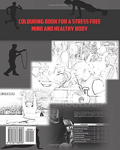 Fittest Colouring Book on Earth for a Stress Free 2018 Mind and Healthy Body: Beyonce, Usain Bolt, Bruce Lee, Conor Mcgregor, Ronaldo, Floyd ... Hugh Jackman (Wolverine), Jason Statham