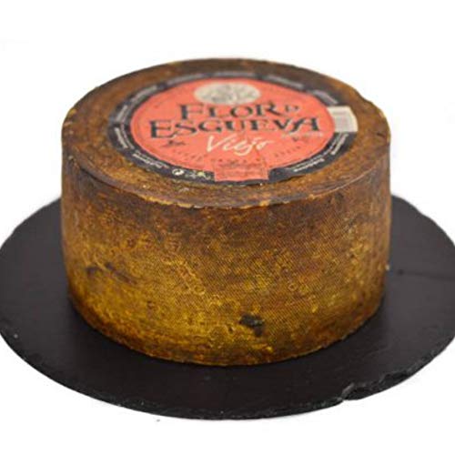 Flor de Esgueva Viejo Queso Completo Peso Aproximado 3,35 Kilogramos llévate GRATIS unas ricas Alegrías Riojanas J Vela - Queso Viejo - Elaborado exclusivamente con leche cruda o pasteurizada