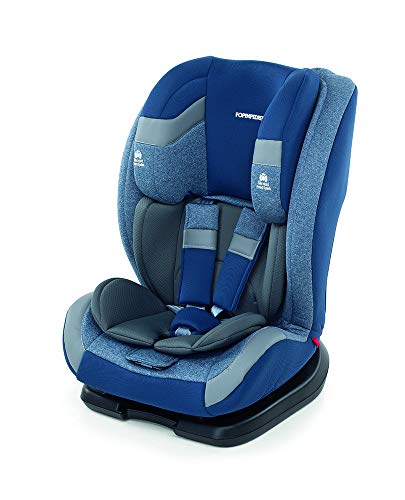 Foppapedretti Re-klino Silla de coche Grupo 1-2-3 (9-36 Kg), SEGG.AUTO, Azul (sky)