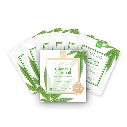 FOREO Cannabis Seed Oil - mascarilla activada por UFO, pack de 6