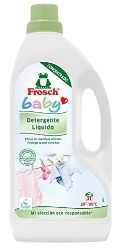 Frosch - Lavavajillas a Mano Líquido Concentrado, Fragancia a Frambuesa, Extra Desengrasante - Pack de 10 Unidades x 750 ml