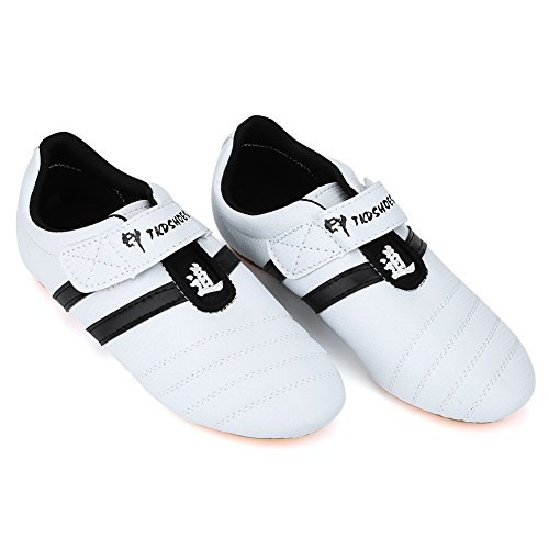 Fsskgx Zapatos de Taekwondo, Zapatillas de Artes Marciales, Boxeo, Zapatos Ligeros de Kung fu Taichi para Adultos y niños