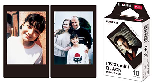 Fujifilm Instax Mini Black - Película instantánea