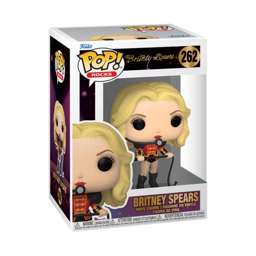 Funko Pop Rocks: Britney Spears- Circus. Chase!! This Pop! Figure Comes with a 1 in 6 Chance of Receiving The Special Addition Alternative Rare Chase Version