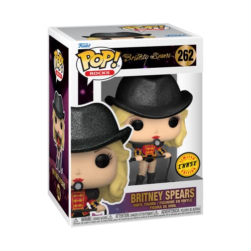 Funko Pop Rocks: Britney Spears- Circus. Chase!! This Pop! Figure Comes with a 1 in 6 Chance of Receiving The Special Addition Alternative Rare Chase Version