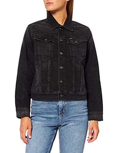 G-STAR RAW ARC 3D Jacket Chaqueta, Negro Worn in Blackbird C293-c608, M para Mujer