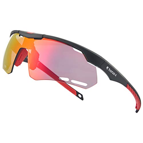 Gafas de ciclismo | Bici de Montaña | Ciclismo | Running - Hechas para la aventura - Gafas de sol de Categoría 3 | Protección Total con Tecnología UV400 REVO - Hombre y Mujer - (S-M)