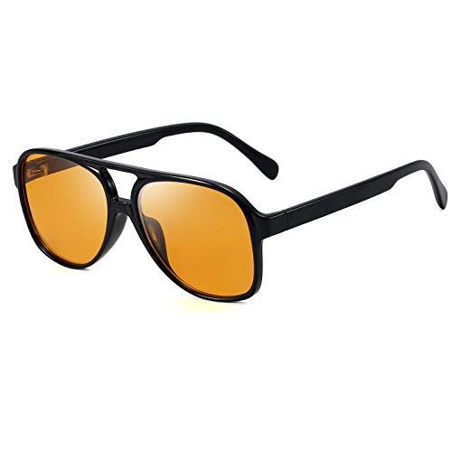 Gafas de sol Retro Mujer Hombre Clásico Vintage Gran Marco Cuadrado Gafas de sol Piloto Protección UV