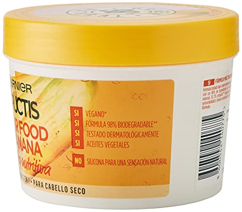 Garnier Fructis Hair Food Banana Mascarilla 3 en 1 - 390 ml