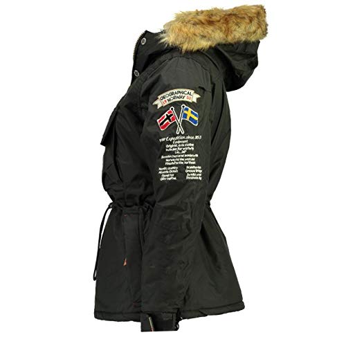 Geographical Norway - Parka De Hombre Boomerang NEGRO S