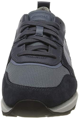 Geox U Volto D, Zapatillas Hombre, Azul (Navy/Lt Avio Cf44y), 42 EU