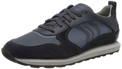 Geox U Volto D, Zapatillas Hombre, Azul (Navy/Lt Avio Cf44y), 42 EU