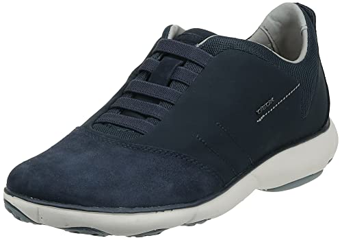 Geox U WELLS C Zapatillas Hombre, Azul (Dk Navy), 42 EU