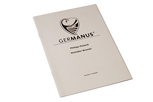 GERMANUS Humidor con higrómetro, cenicero de puros, cúter.