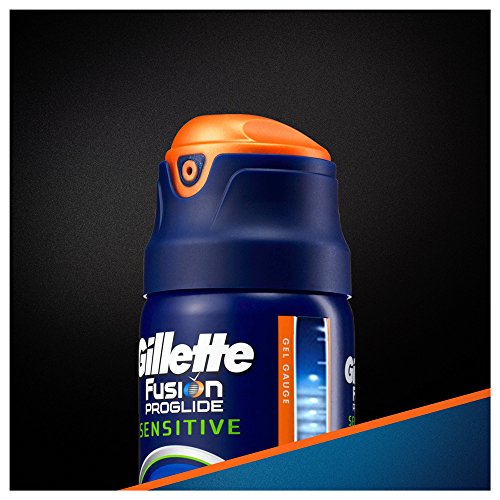 Gillette 59646 Fusion Proglide Sensitive Gel de Afeitar 2 en 1 - 170 ml