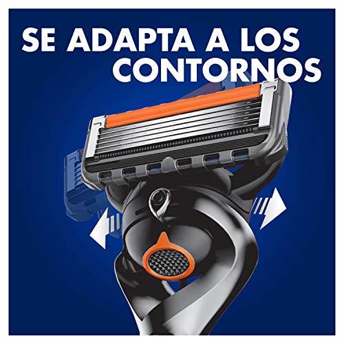 Gillette ProGlide Máquina De Afeitar Para Hombre, Con 5 Hojas Antifricción Para para un apurado y confort imbatibles- 2 Recambios, Gel de Afeitar Ultra Sensitive 200ml, Neceser de Regalo