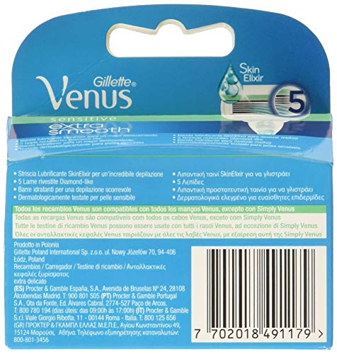 Gillette Venus Embrace Sensitive Maquinilla para Mujer - 2 Unidades