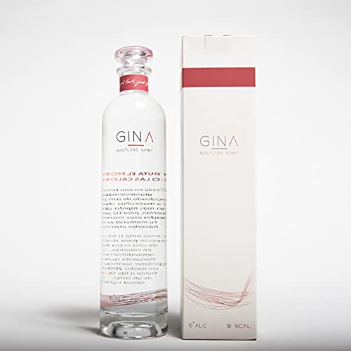 Gina Guiltless Spirit Bebida con Base London Dry Gin de 10º Baja en Calorías - 70 cl