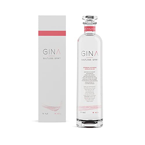 Gina Guiltless Spirit Bebida con Base London Dry Gin de 10º Baja en Calorías - 70 cl