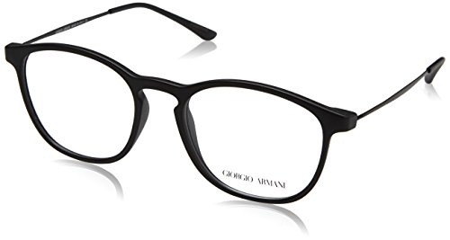 Giorgio Armani 0AR7141 Monturas de Gafas, Matte Black, 52 para Hombre