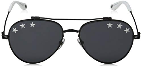 Givenchy GV 7057/STARS IR 807 58 Gafas de Sol, Negro (Black/Grey), Unisex Adulto