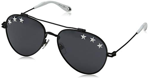 Givenchy GV 7057/STARS IR 807 58 Gafas de Sol, Negro (Black/Grey), Unisex Adulto