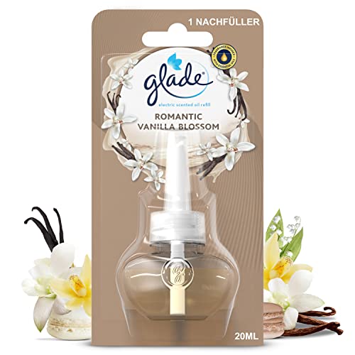 Glade Brise - Recambio de aceite esencial eléctrico, aroma eléctrico con aroma a vainilla Blossom, 1 unidad (20 ml)