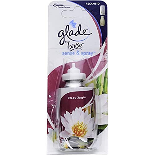 Glade - Sense & Spray Recambio ambientador automático, Relax Zen