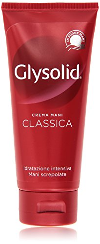 Glysolid Crema clásica de hidratación intensiva para manos agrietadas, 100 ml