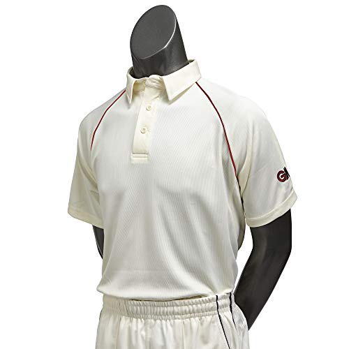 GM Men 's Premier Club Camisa Camiseta, Hombre, Color Crema, tamaño Small