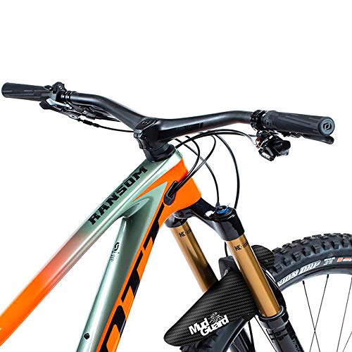 Gobesty Guardabarros, Guardabarros de Bicicleta Mountian, Guardabarros de MTB, Guardabarros Delantero y Trasero Compatible para Bicicleta de Carretera, con 8 Bridas de Cables