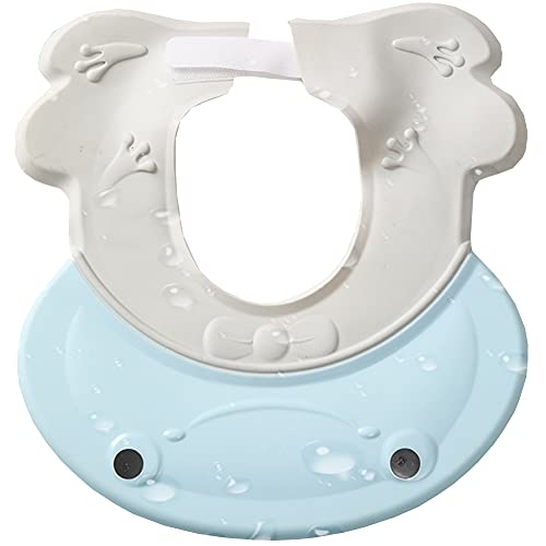 Gorro de ducha para niños, protector de champú ajustable, Gorro de Champú de Silicona Suave, protector de champú, protector de baño, gorro suave, resistente al agua, para más de 6 meses