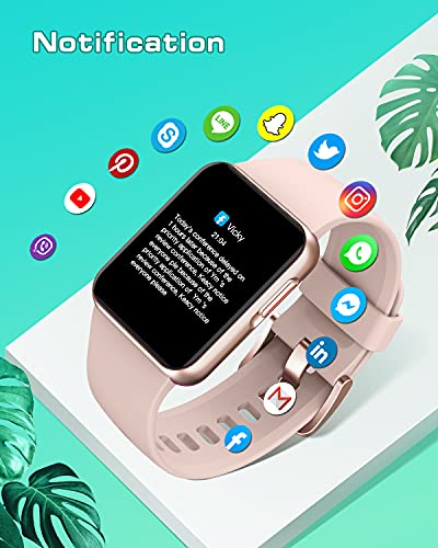 GRV Smart Watch, Reloj Inteligente Mujer Hombre con Pulsímetro Monitor de Sueño Oxígeno en Sangre Reloj Pulsera Actividad Inteligente, 10 Modos Deporte Smartwatch para Android iOS