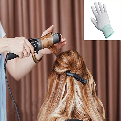 Guante termico peluqueria.Guantes profesionales anticalor para peinar el cabello con alisadores, frizzers y frizzers.(1 par)