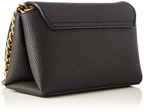 Guess Downtown Chic Mini Xbody Flap, Bolso para Mujer, Negro, Talla única